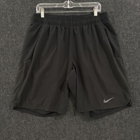 Nike Gladiator Tennis Shorts Men's XL Black Dri-Fit Pockets 10" Training - Picture 1 of 14